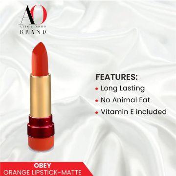 Atiqa Odho - AO8-Obey-Orange Lipstick80_310