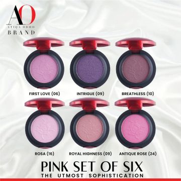 Atiqa Odho - ASPE - Pink Set of Six - Eyeshadows309_225