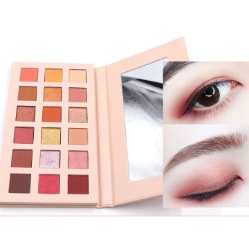 Deluxe 18 Color High Pigment eye shadow Makeup Eyeshadow Palette284_892