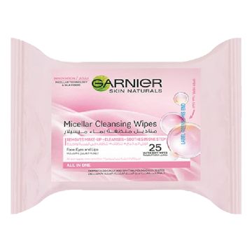 Garnier Skin Active Micellar Makeup Cleansing Wipes 25 pcs1_453