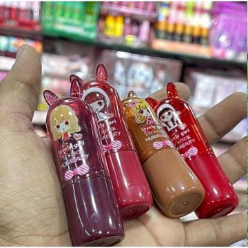 HUXIABEAUTY Pack of 06 Lovely Girl Cat Lipstick For Women And Girls 638957_143