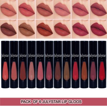 JULYSTAR Pack of 12 Colors matte Long Lasting Lip Gloos733_87