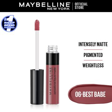 Maybelline New York Color Sensational Liquid Matte Lipstick - 06 Best Babe201_670