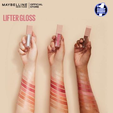 Maybelline New York Lifter Gloss Hydrating Lip Gloss with Hyaluronic Acid - 006 Reef241_623