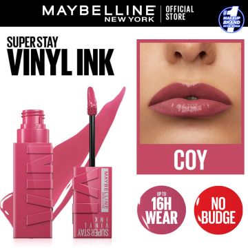 Maybelline New York - Superstay Vinyl Ink Lipstick Coy608_516