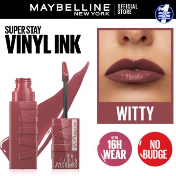 Maybelline New York - Superstay Vinyl Ink Lipstick Witty889_147