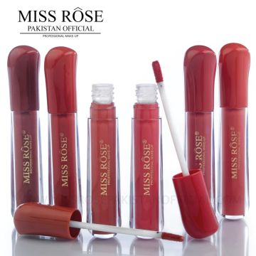 Miss Rose Pack of 06 Matte Round Lip Gloss300_634