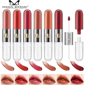 Miss Rose 2 in 1 Fashion Longlasting Pack of 6 lip gloss381_963