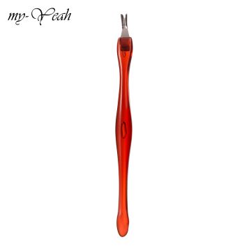 Myyeah 1 Piece Brown Color Stainless Steel Nail Art Dead Skin Fork Finger Cuticle Pusher Remover Manicure Care Tool715_972