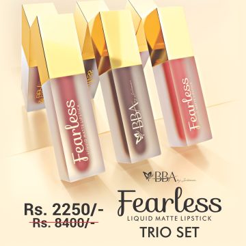 PACK OF 3 FEARLESS LIQUID MATTE LIPSTICKS667_377