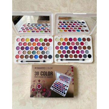 ROMANTIC COLOR 38 COLOURS EACH EYESHADOW PALETTE153_228