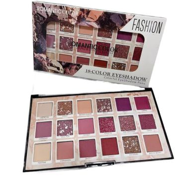 ROMANTIC COLOR 18 COLOURS FASHION EYESHADOW PALETTE410_51