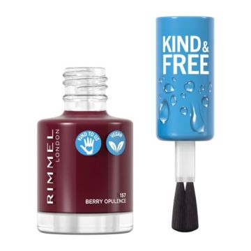 Rimmel Kind &amp; Free Nail Polish -157 Berry Op857_86