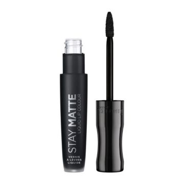 Rimmel Stay Matte Liquid Lip Colour 0.18fl Oz 5.5ml 840 Pitch Black572_306