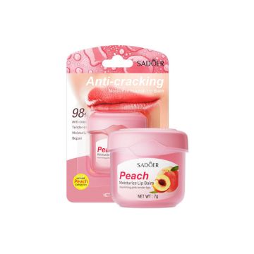 SADOER Anti Cracking Peach Moisturizing Lip Balm 7gm SD29797745_887