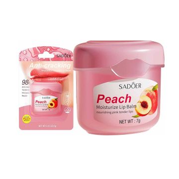 Sadoer Fresh Juicy Peach Moisturizing Heart Shape Lip Balm197_155