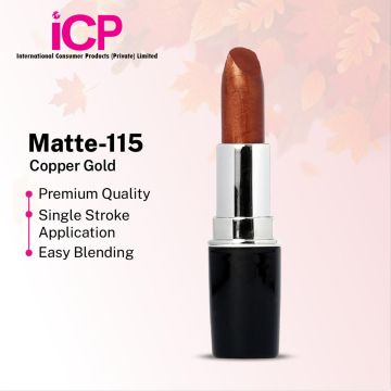 Swiss Miss Lipstick Copper Gold (Matte-115)327_345