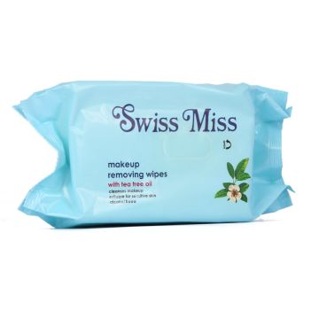 Swiss Miss Makeup Remover Wipes With Tea Tree Oil 60Pcs301_471