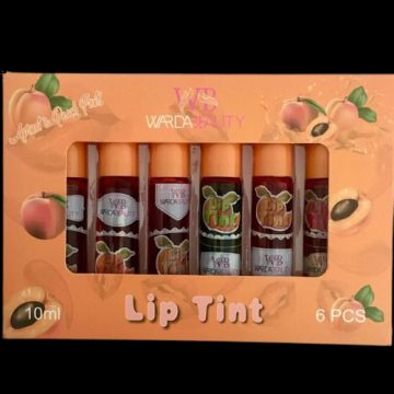 Warda Beauty Pack of 6 Liptint Apricot &amp; Peach Lips Korean For Lips and Cheeks Roll on 10ml311_346