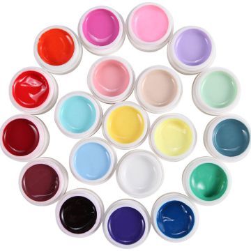 20 Colors Lot Gel UV Range Milkshake PR Tip Manicure250_416