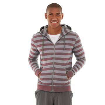 Ajax Full-Zip Sweatshirt -L-Red