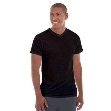 Ryker LumaTech&trade; Tee (V-neck)-S-Black