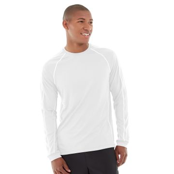 Deion Long-Sleeve EverCool&trade; Tee-M-White