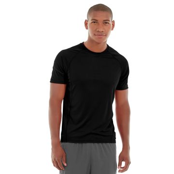 Atomic Endurance Running Tee (Crew-Neck)-M-Black