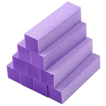 10x Buffing Sanding Buffer Block Pedicure Art Tips Purple625_599